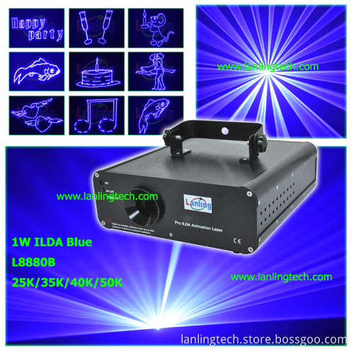 1000mw Blue Laser with DMX/PC Control